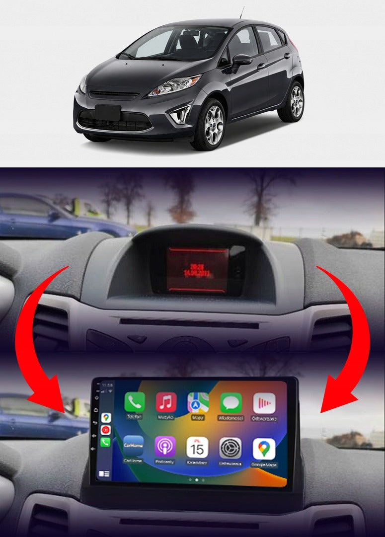CAR RADIO NCS RS-305 FORD FIESTA Mk7 2009-2017 ANDROID NAVIGATION Packaging status original