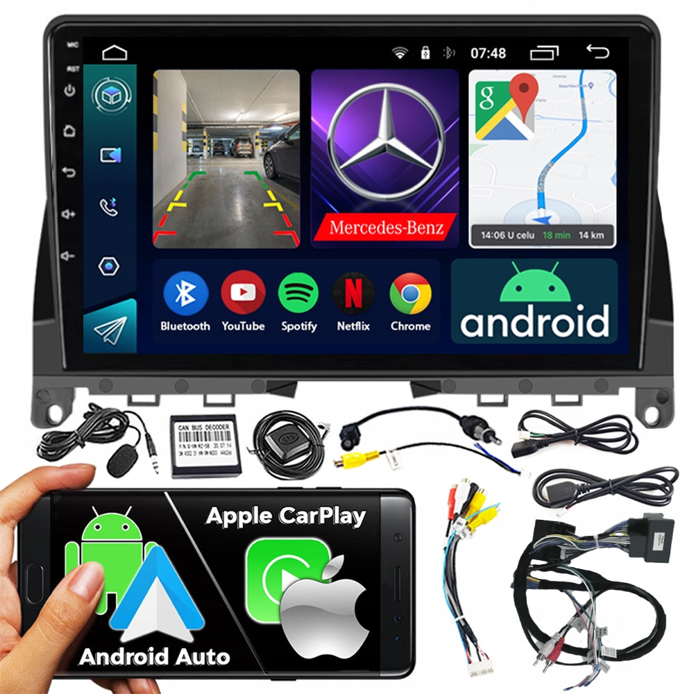 CAR RADIO NCS RS-305 MERCEDES-BENZ W204 2007-2010 ANDROID NAVIGATION