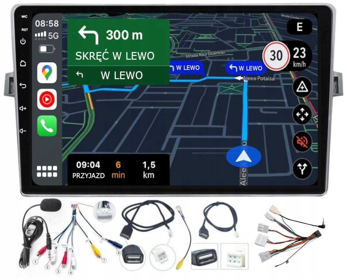 CAR RADIO TOYOTA VERSO 2009-2017 CARPLAY ANDROID-AUTO BLUETOOTH