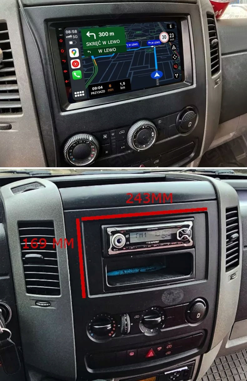 CAR RADIO VW CRAFTER 2006-2016 CARPLAY ANDROID-AUTO BLUETOOTH Brand Projack