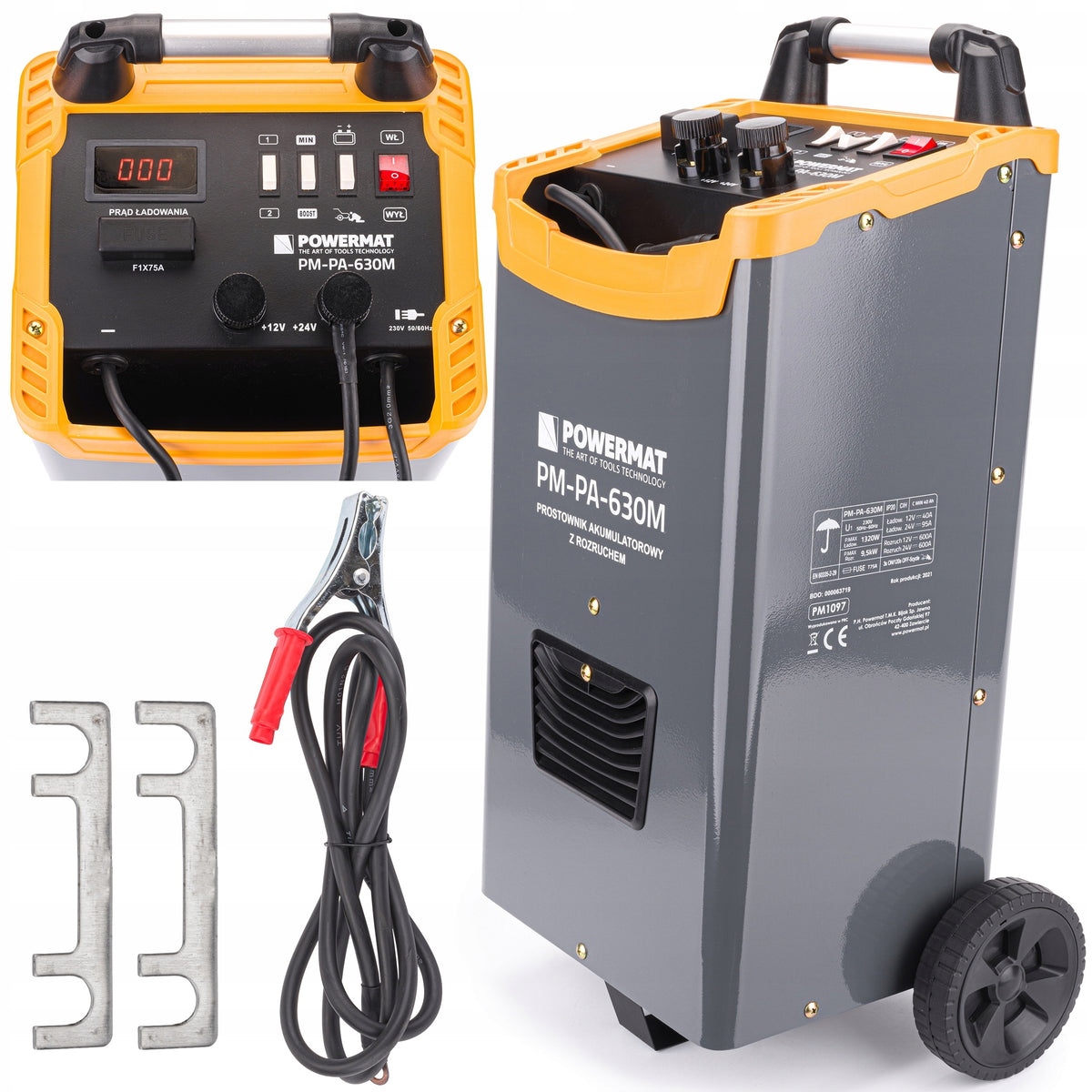 CAR RECTIFIER WITH BATTERY START 600A 12/24V POWERFUL START Manufacturer's catalog number PM-PA-630M