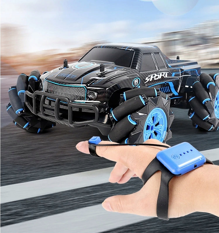 CAR REMOTE CONTROLLED BY HAND GESTURES RC 2 REMOTE CONTROL DRIFT AUTO 4X4 OFF-ROAD Kind driving