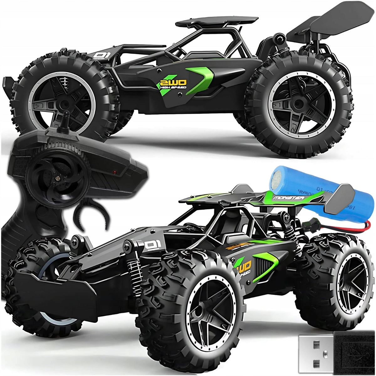 CAR REMOTE CONTROLLED CAR FOR REMOTE CONTROL LARGE RC MONSTER DRIFT DURABLE