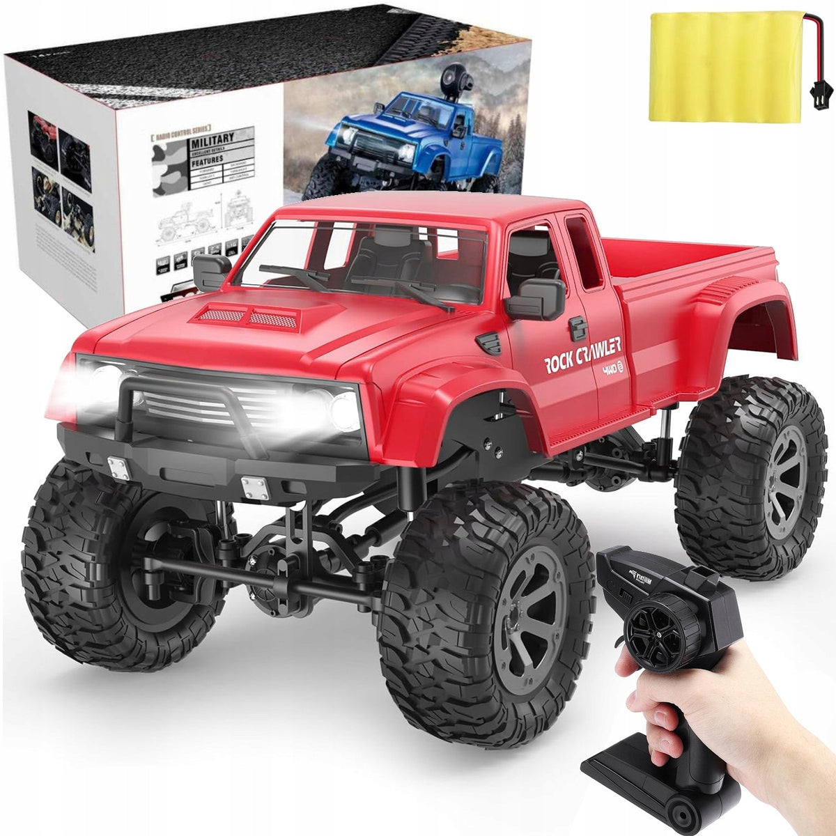 CAR REMOTE CONTROLLED OFF-ROAD RC PICKUP 4x4 ROCK CRAWLER