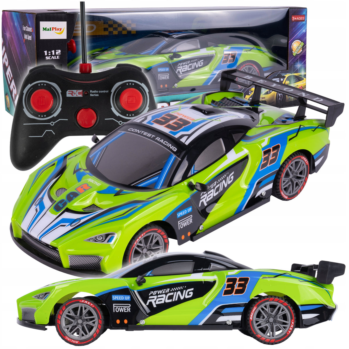 CAR REMOTE CONTROLLED RC 1:12 CAR FOR REMOTE CONTROL SPECIAL EFFECTS