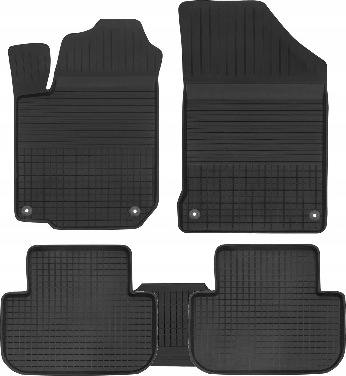 CAR RUGS RUBBER BLACK TRAY