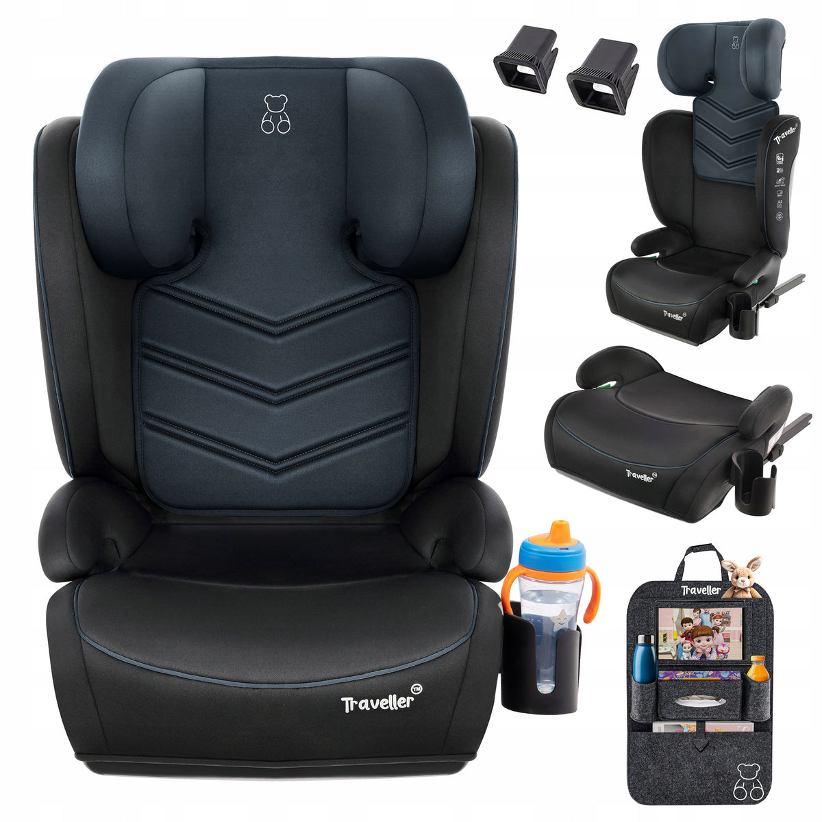 CAR SEAT 2in1 STAND 15-36kg LARGE i-Size ISOFIX +ORGANIZER