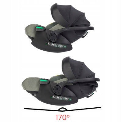 CAR SEAT BASE ISOFIX SWIVEL FOLDING EASYGO BUZ XTD GREENER