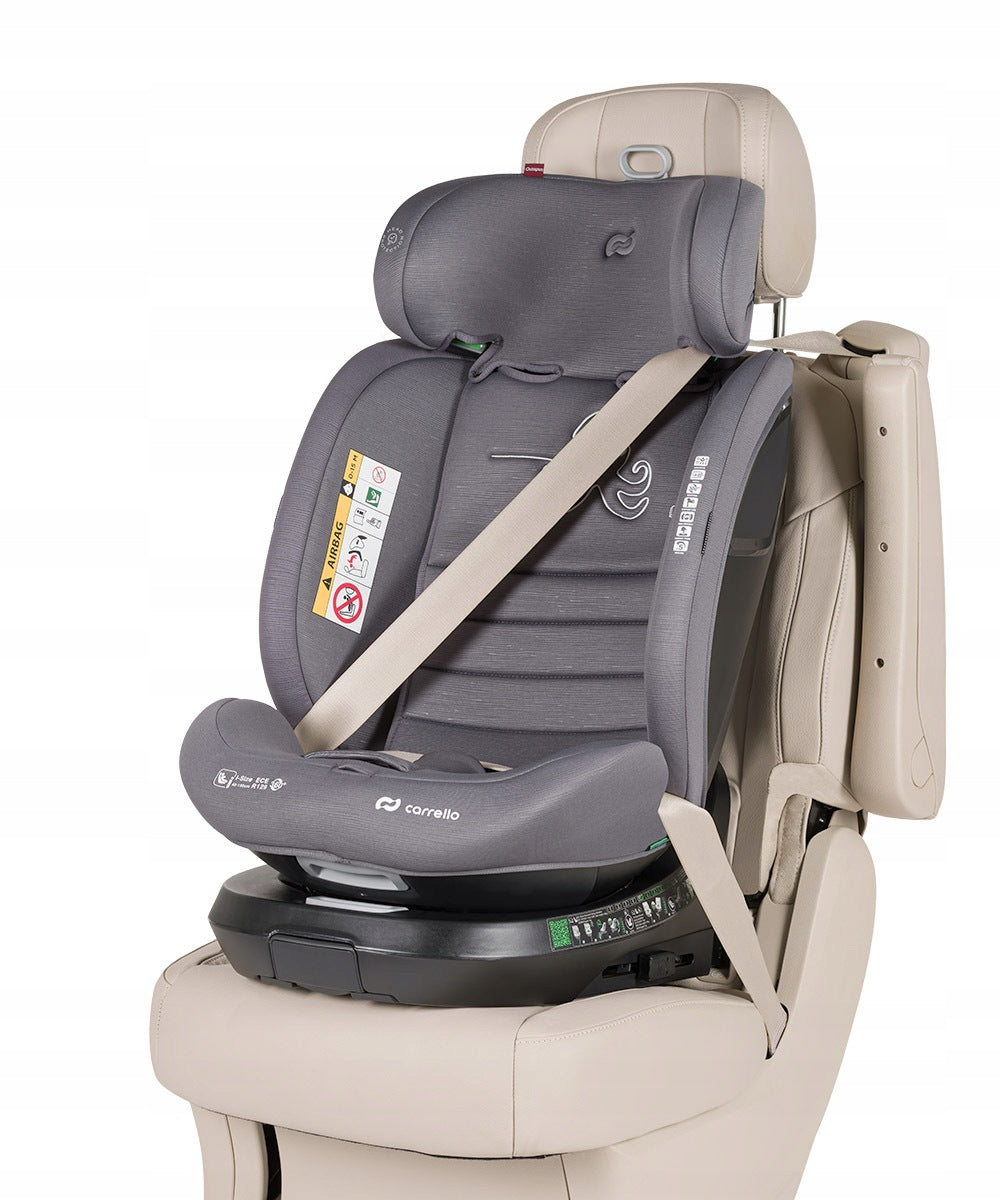CAR SEAT CARRELLO OCTOPUS I-SIZE 40-150cm 360° Seashell Grey Brand Carrello