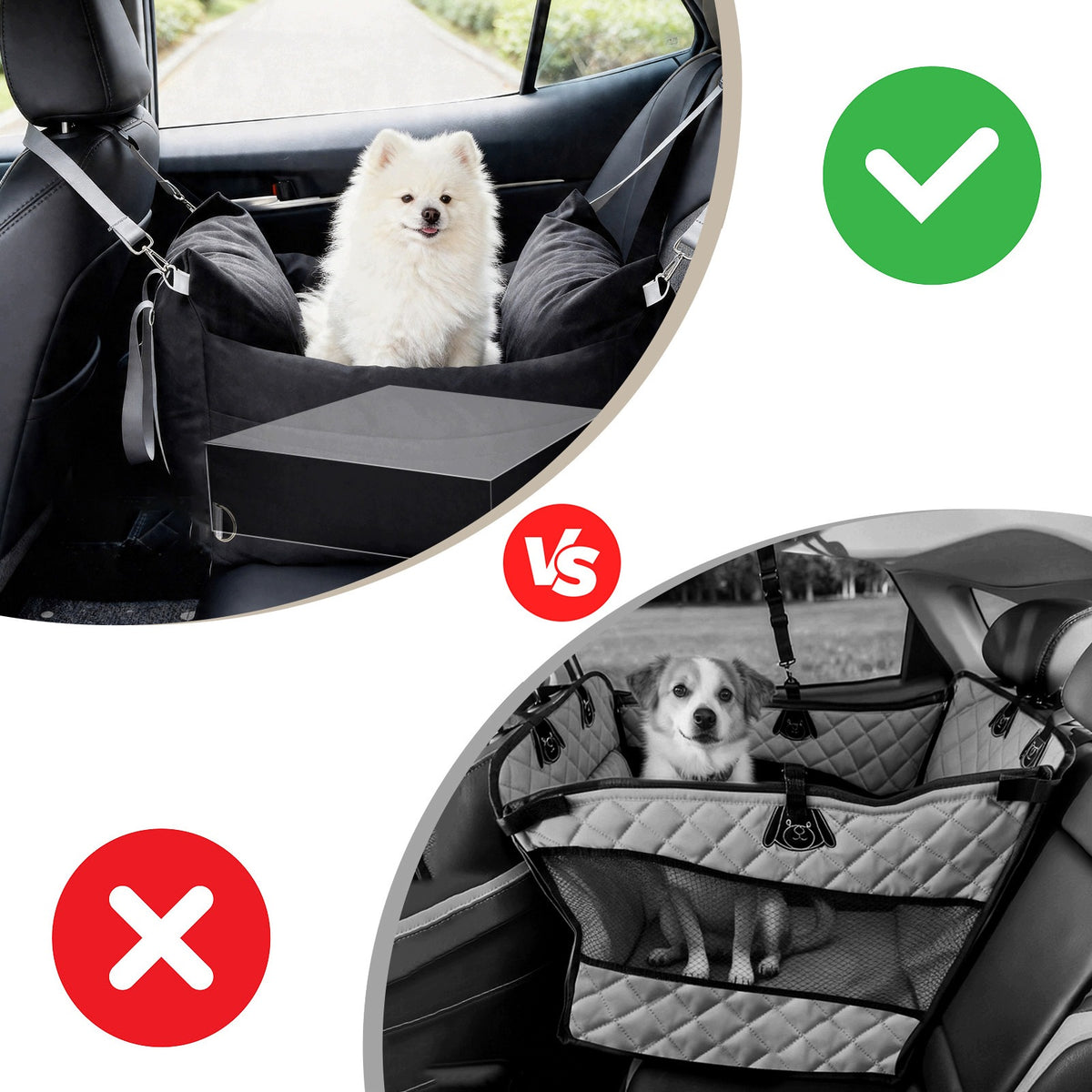 CAR SEAT CAT DOG TRANSPORTER FOR CAR WATERPROOF BED Brand no brand