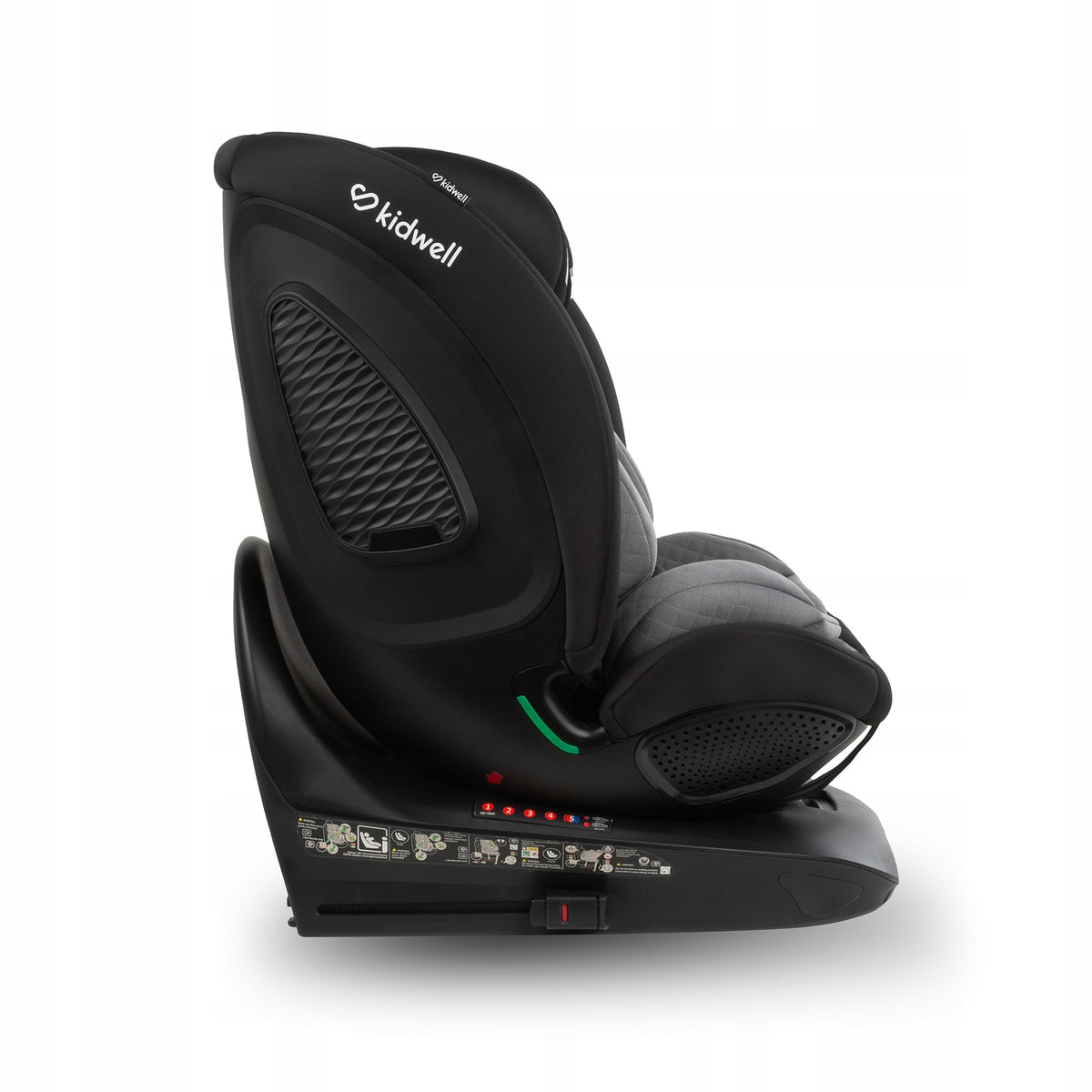 CAR SEAT Kidwell GoCar BLACK-GREY i-SIZE 360 ISOFIX Manufacturer code FOSAGOC03A0