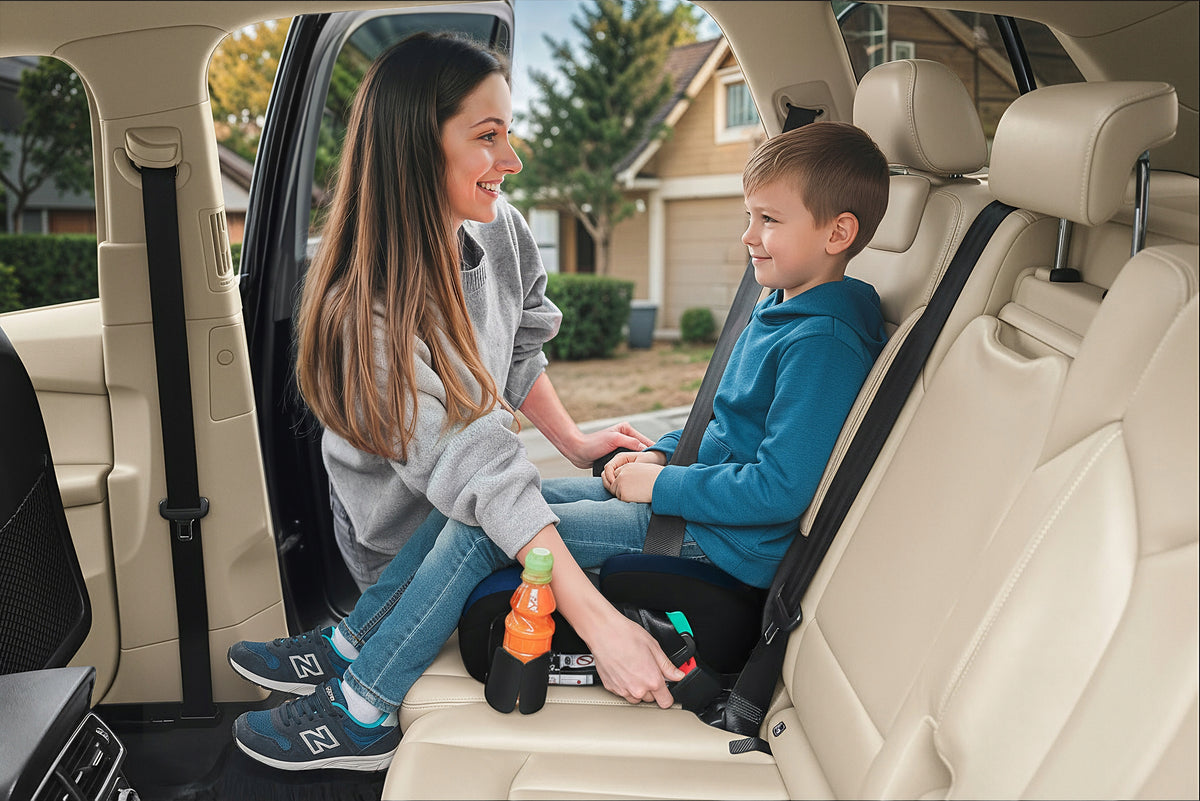 CAR SEAT PAD SEAT WITH ISOFIX BLACK-BLUE R129 Manufacturer code 5905226124491