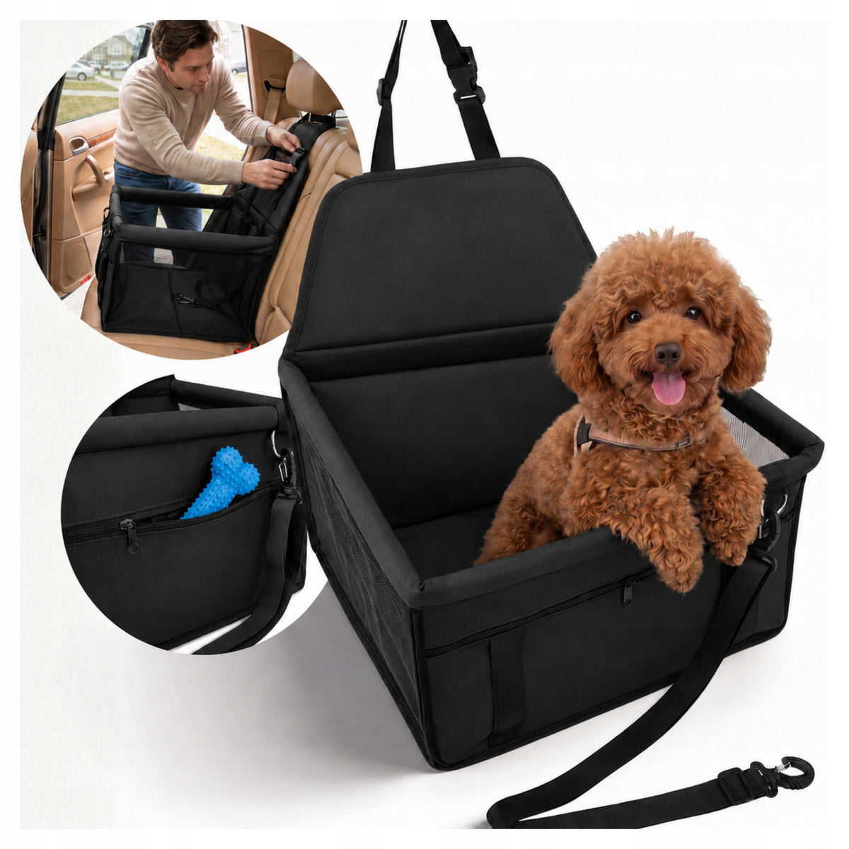 CAR SEAT WATERPROOF FOR CAT DOG SEAT TRANSPORTER