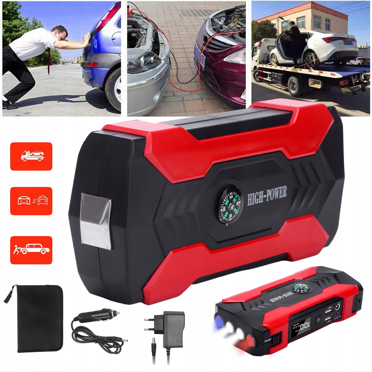 CAR STARTER, STARTING POWERBANK, STARTING DEVICES 12V