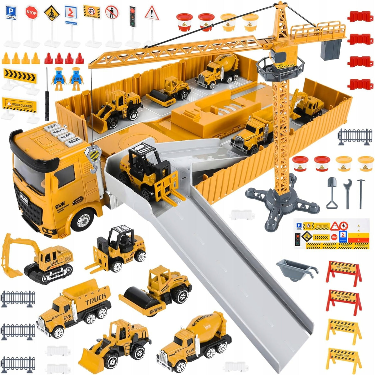 CAR TIR TOW TRUCK RESORAKI AUTO TRUCK CRANE EXCAVATOR CONCRETE MIXER SIGNS