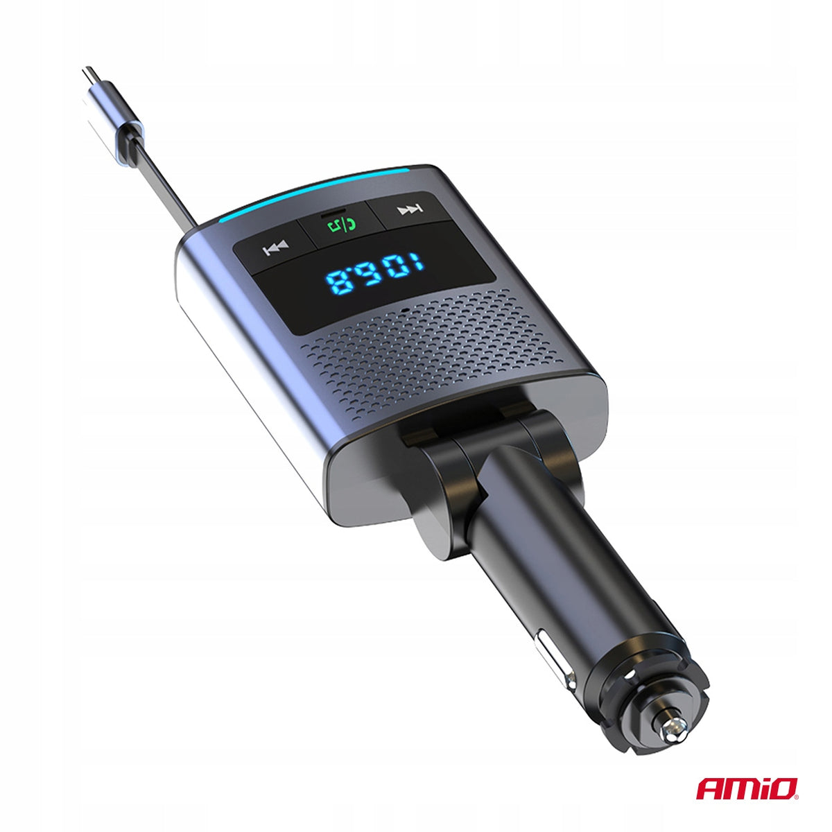 CAR TRANSMITTER FM 12/24V 04656/AMI Product weight with unit packaging 0.124 kg