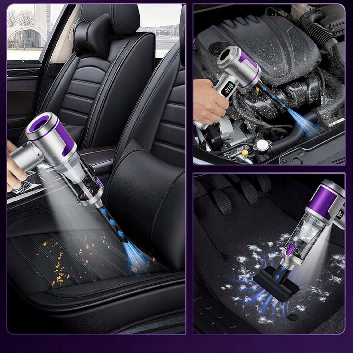 CAR VACUUM CLEANER CORDLESS MULTIFUNCTIONAL POWERFUL CORDLESS Manufacturer no brand