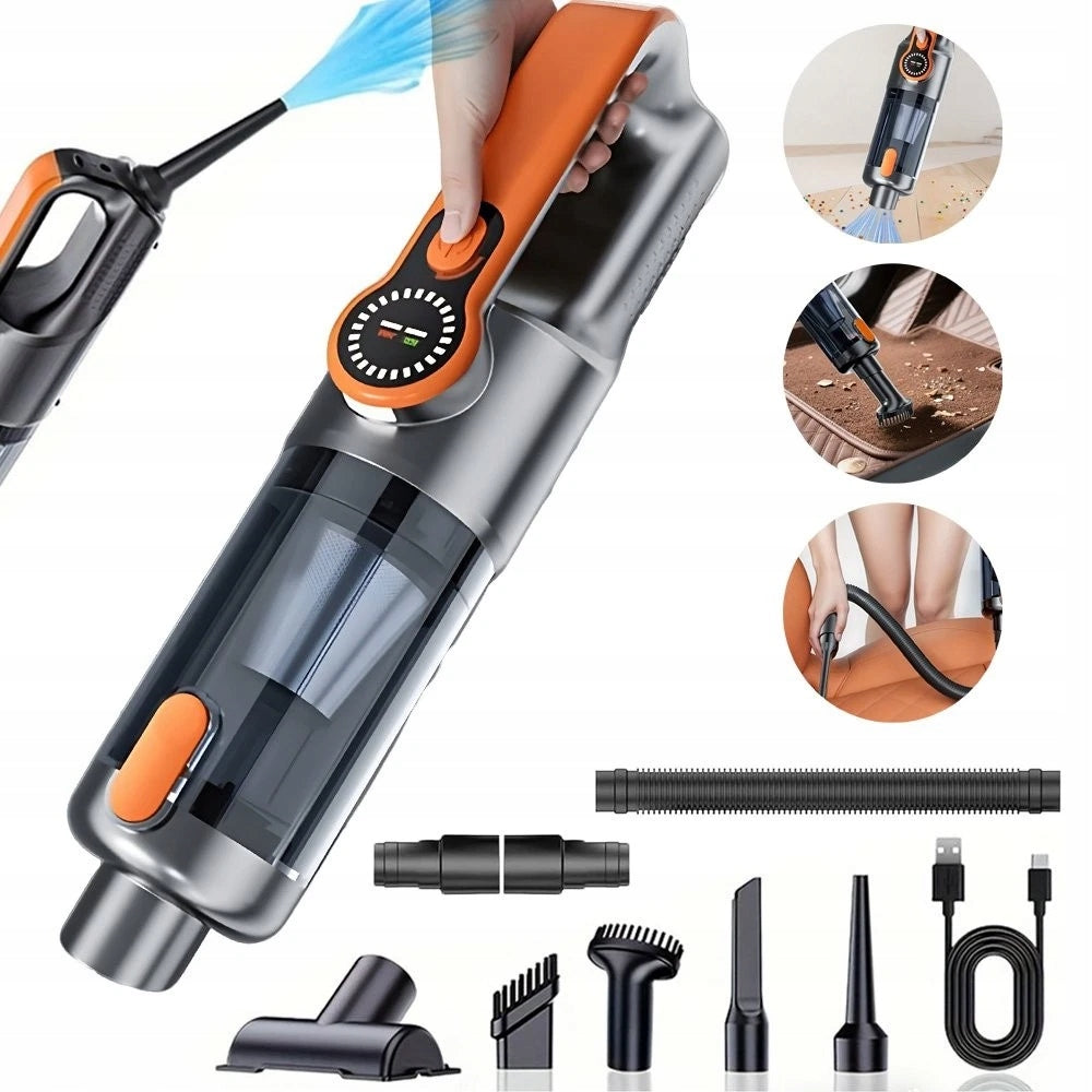 CAR VACUUM CLEANER PORTABLE CORDLESS HANDHELD SUCTION POWER 35000 PA