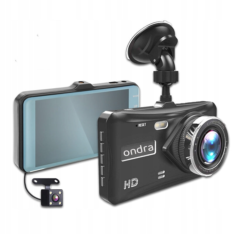 CAR VIDEO RECORDER FRONT REAR CAR CAMERA Touch Menu PL Packaging status original