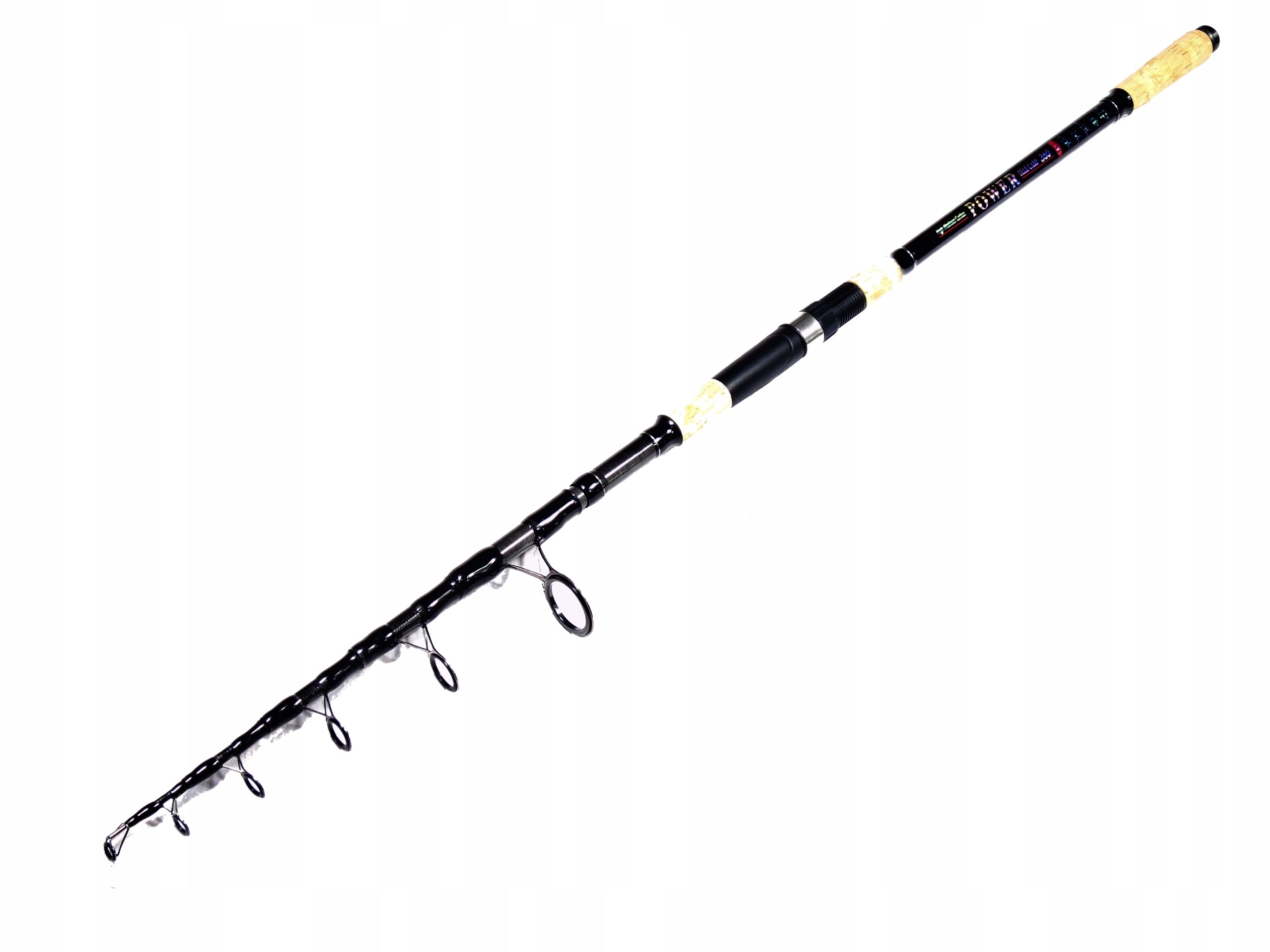 CARBON CARP ROD 3,30 m POWER TELESCOPIC 3,5 lbs grommet 50 mm Brand Miracle Fisch