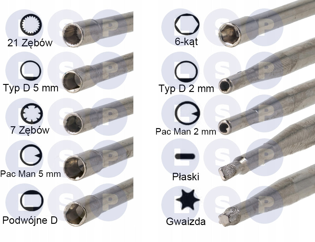 CARBURETOR ADJUSTMENT WRENCH SET 10 EL Manufacturer code KLUCZ ZESTAW KLUCZY DO REGULACJI GAŹNIKA LSP