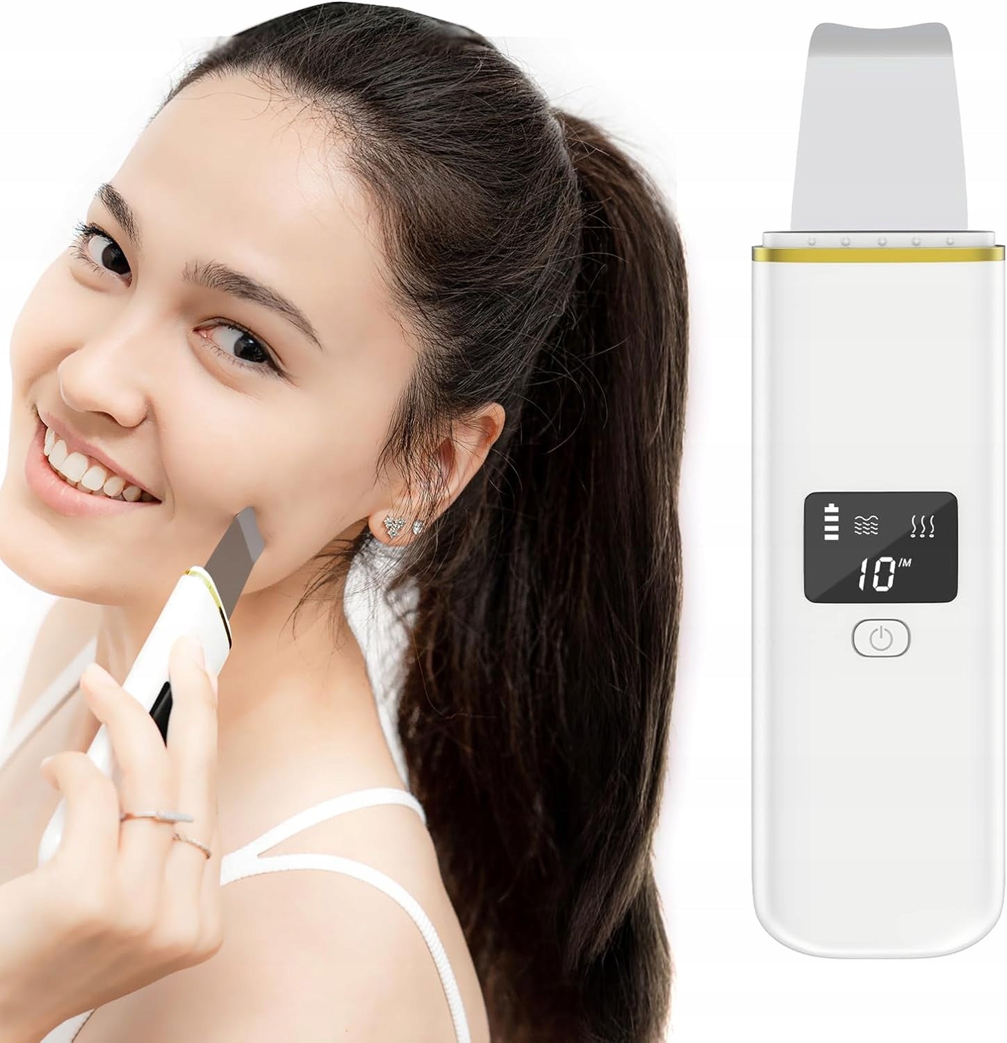 CARER SPARK skin scrubber ultrasonic cavitation peeling 4 modes