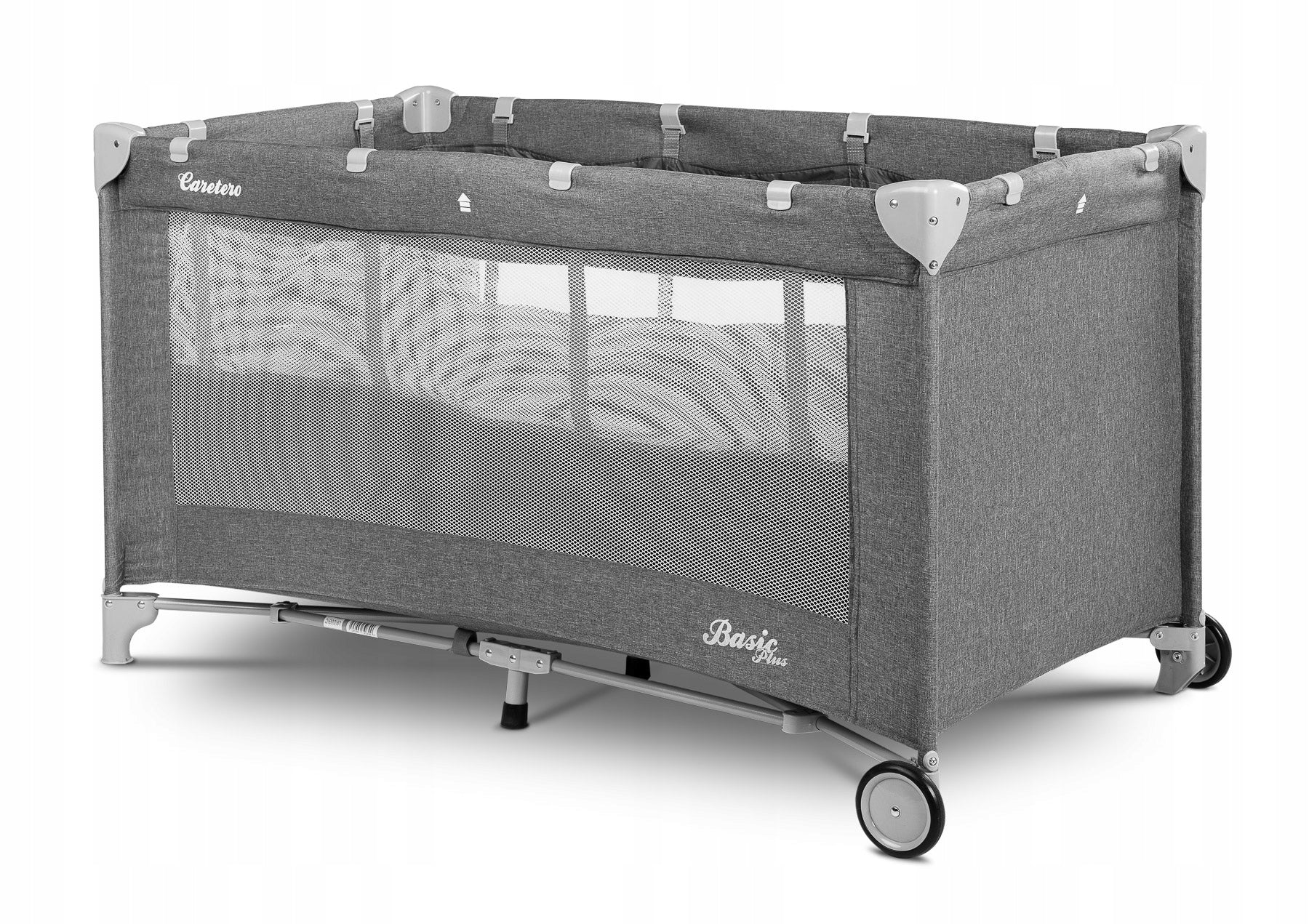 CARETERO TRAVEL COT BASIC PLUS GRAPHITE Manufacturer code 38246