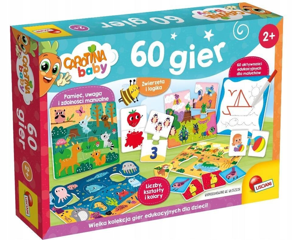 CAROTINA BABY - 60 GAMES, LISCIANI