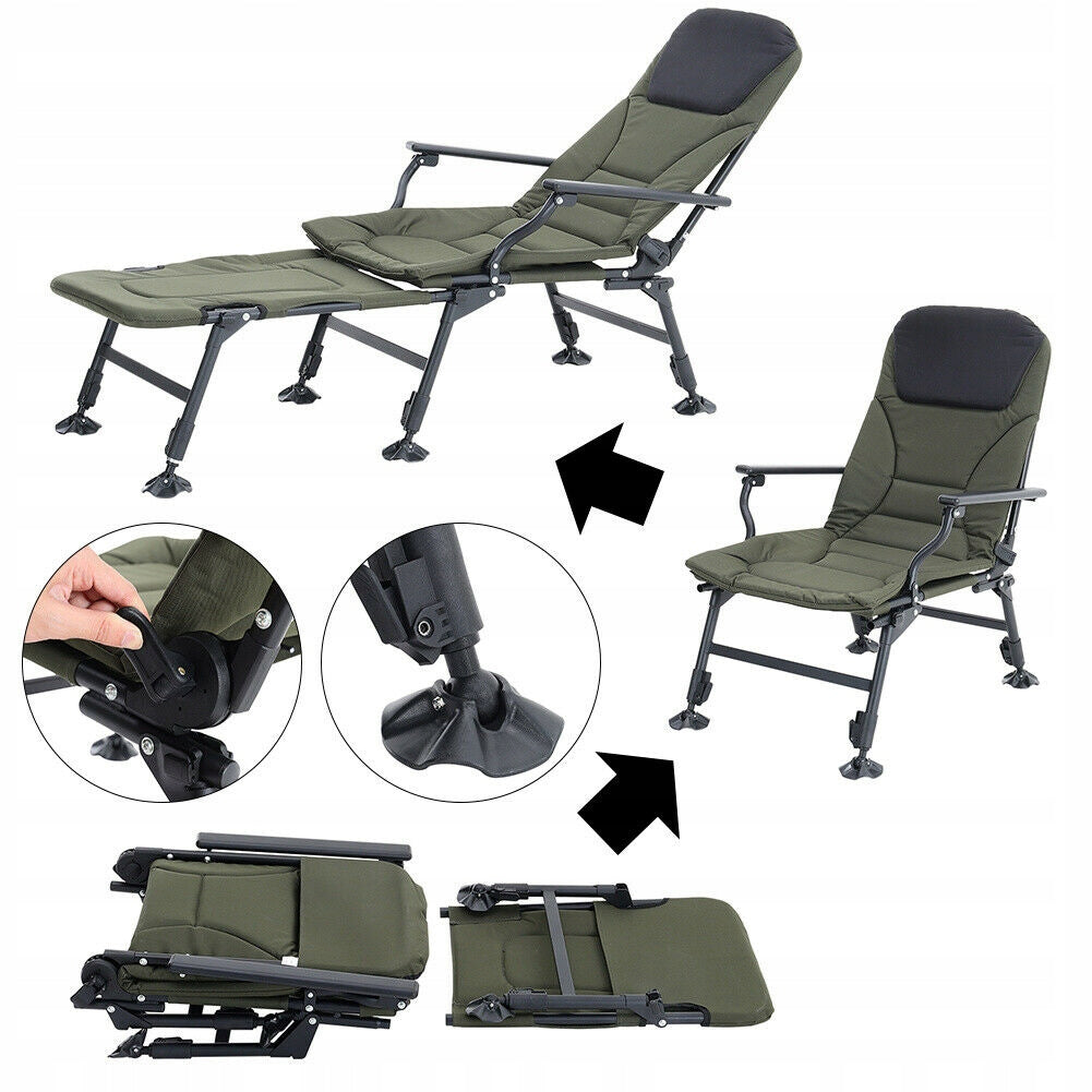 CARP FISHING BED CARP FISHING CHAIR STRONG UP TO 160 kg FOLDING Manufacturer code TRUB