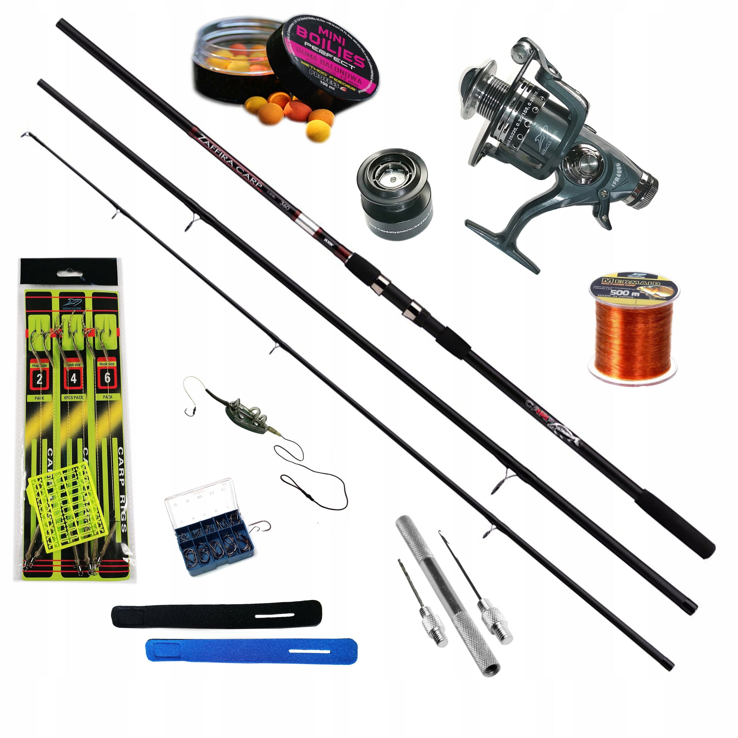 CARP FISHING ROD SET Jaxon 3,6 m 11 elements ZMT