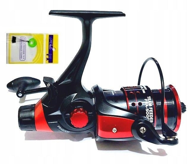 CARP REEL 9 BALL FRA 5000 FEEDER METAL SPOOL WITH FREE GEAR +