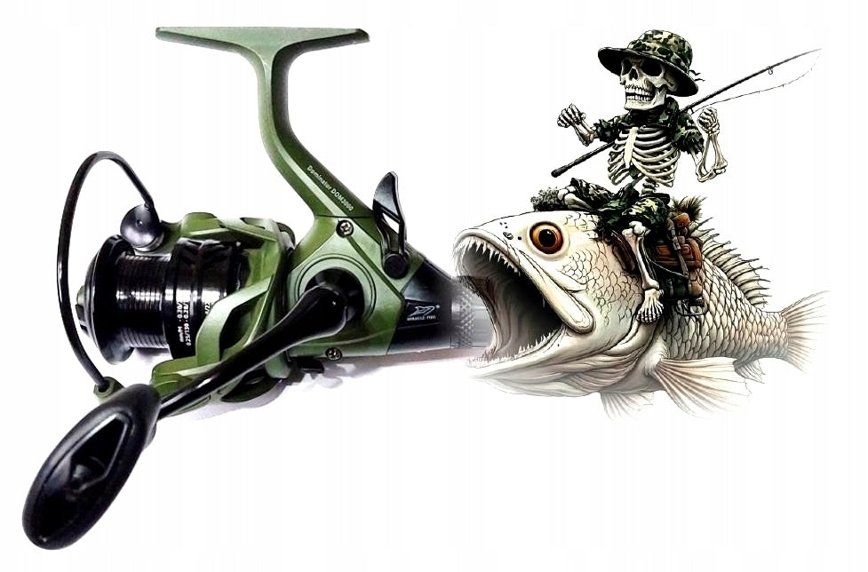 CARP SLAYER CARP REEL WITH FREE GEAR 9+1 DOMINATOR6000