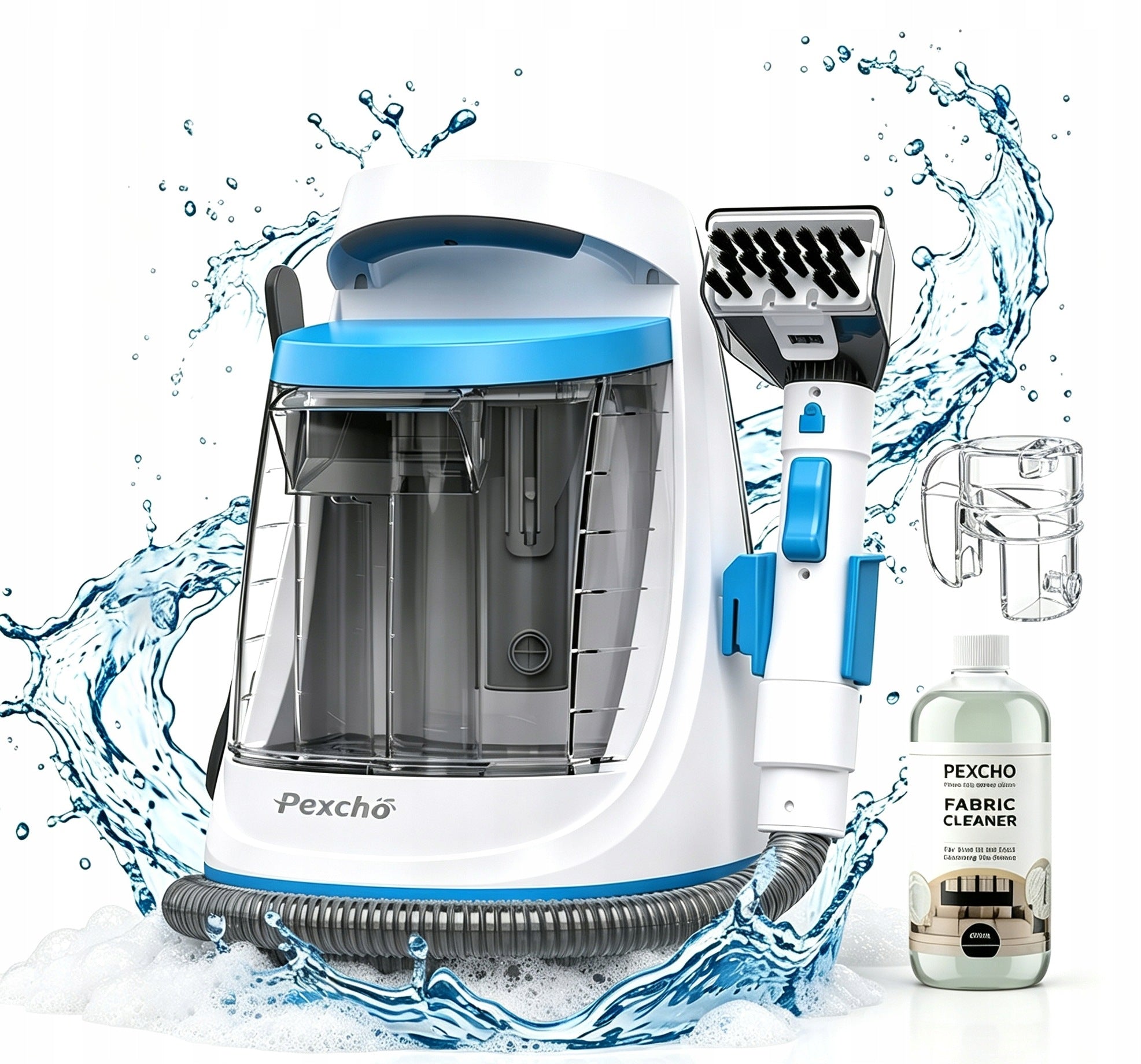 CARPET AND FURNITURE CLEANER 550W SUCTION 18KPA, TWO TANKS 1,2L