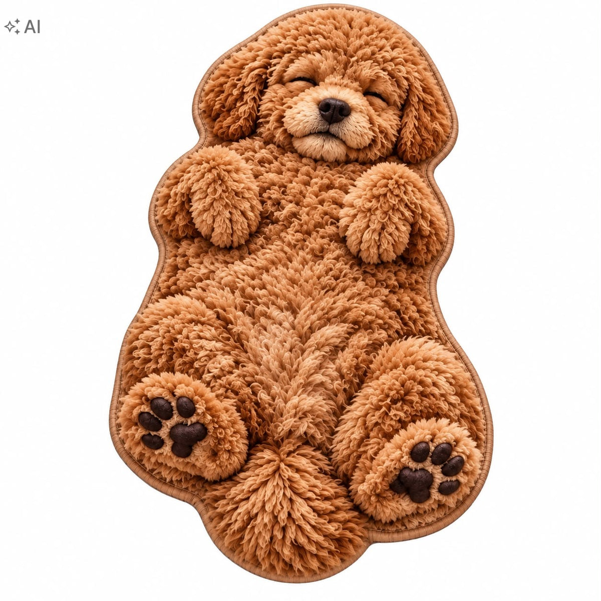 CARPET DOG 3D 120X60 FOR CHILDREN'S ROOM LIVING ROOM PREMIUM FOR GIFT SOFT