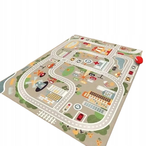 CARPET FOR CHILDREN'S ROOM CITY STREETS SOFT PREMIUM 100x150