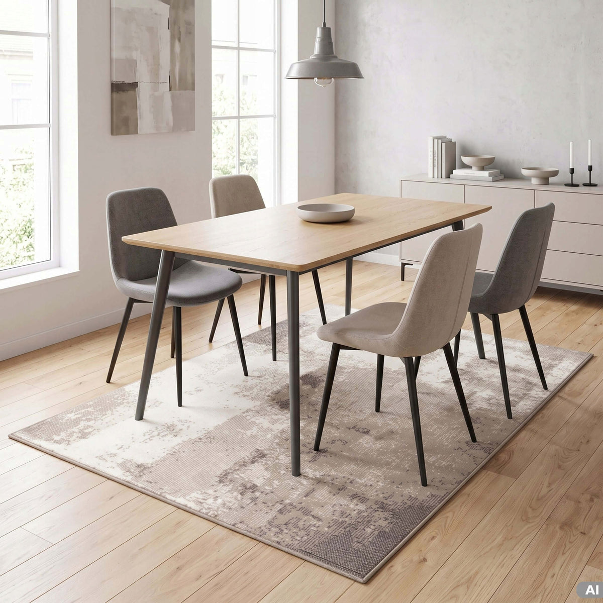 CARPET FOR LIVING ROOM KITCHEN 100X150 MODERN FASHIONABLE LOFT BEDROOM CARPETS SOFT Manufacturer code DYWANY NOWOCZESNE MODNE DO POKOJU STYLOWY
