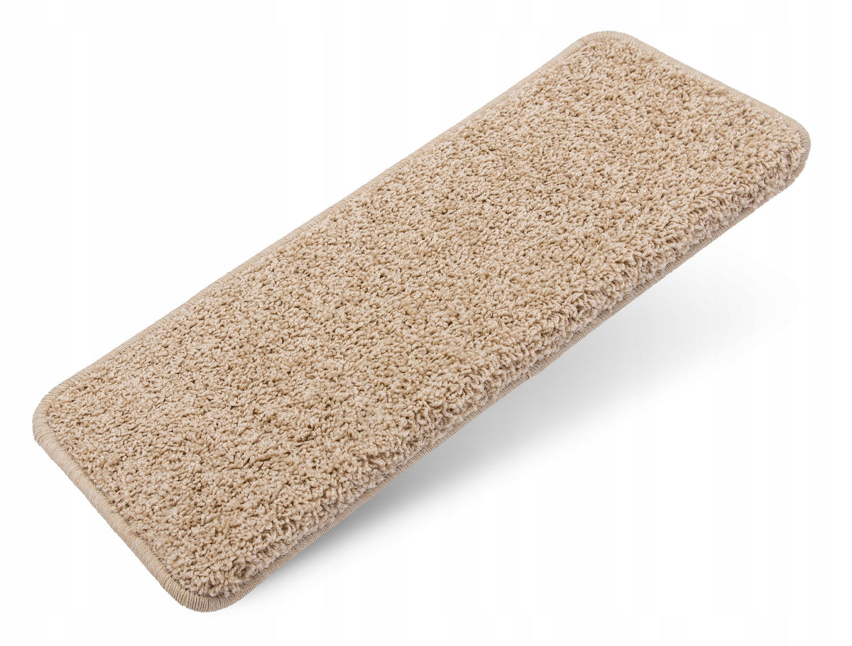 CARPET PAVEMENT FOR STAIRS TO SIZE SHAGGY BEIGE 100X100 Manufacturer code D-0021-100X100