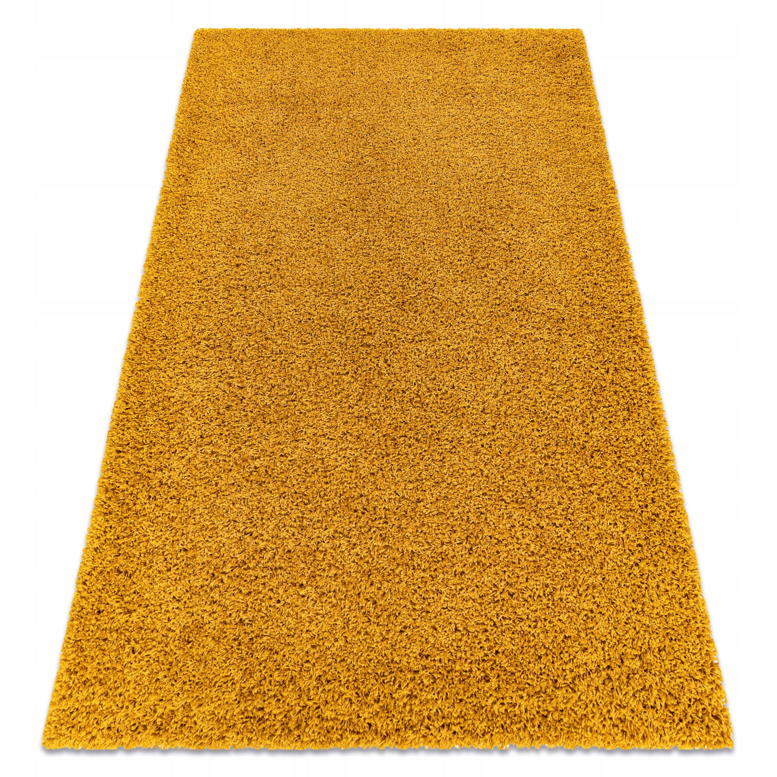 CARPET SOFFI SHAGGY LIVING ROOM BEDROOM 120x170 CM gold mustard
