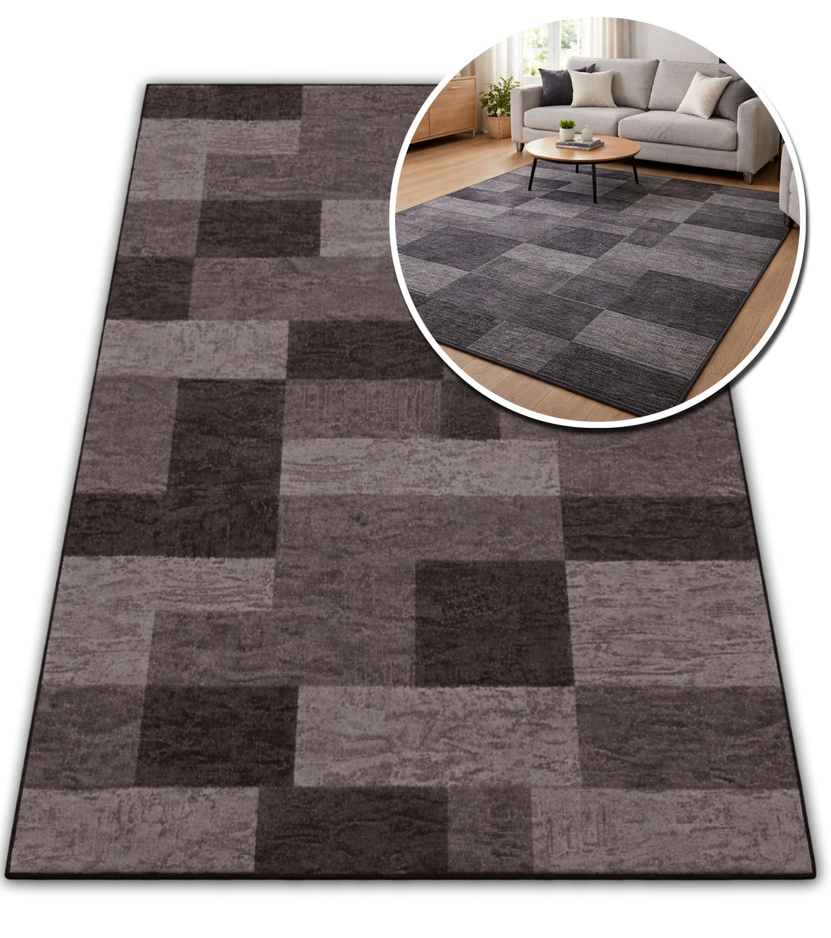 CARPET SOFT FOR LIVING ROOM STYLISH UNIVERSAL DECORATIVE MAT 160x230