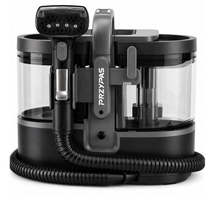 CARPET UPHOLSTERY WASHING VACUUM CLEANER STEAMER HEATING WATER STEAM 1800W 3IN1 Brand PrzyPas