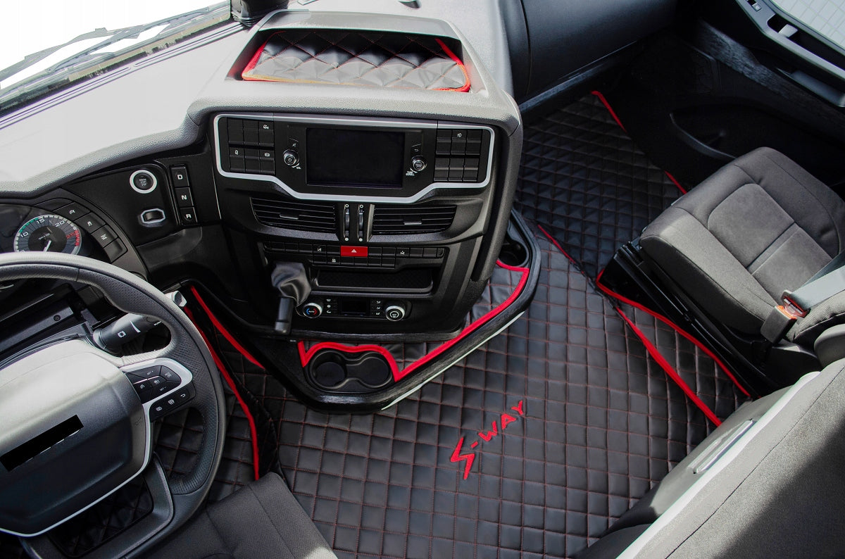 CARPETS QUILTED ECO LEATHER IVECO S-WAY 2019 - 2023