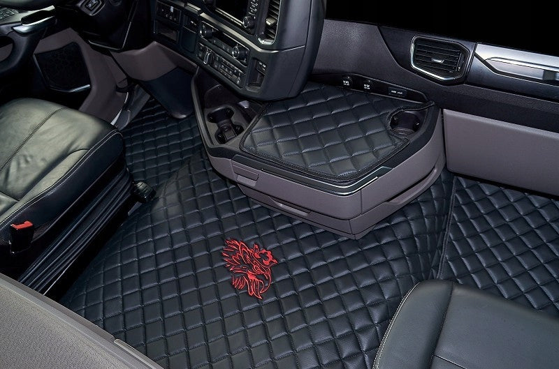 CARPETS RUGS QUILTED ECO LEATHER SCANIA R 2017+
