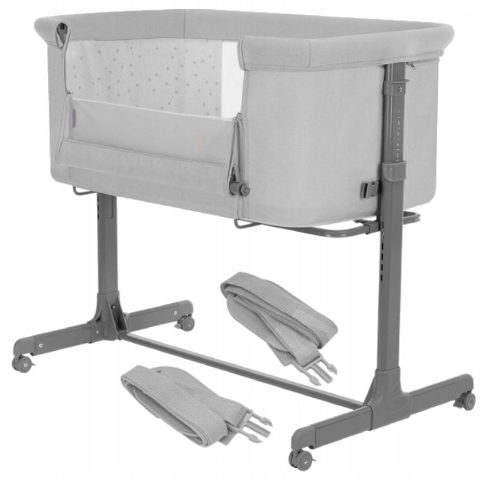 CARRELLO LUNA COT FOR NEWBORN WITH MATTRESS HYPOALLERGENIC