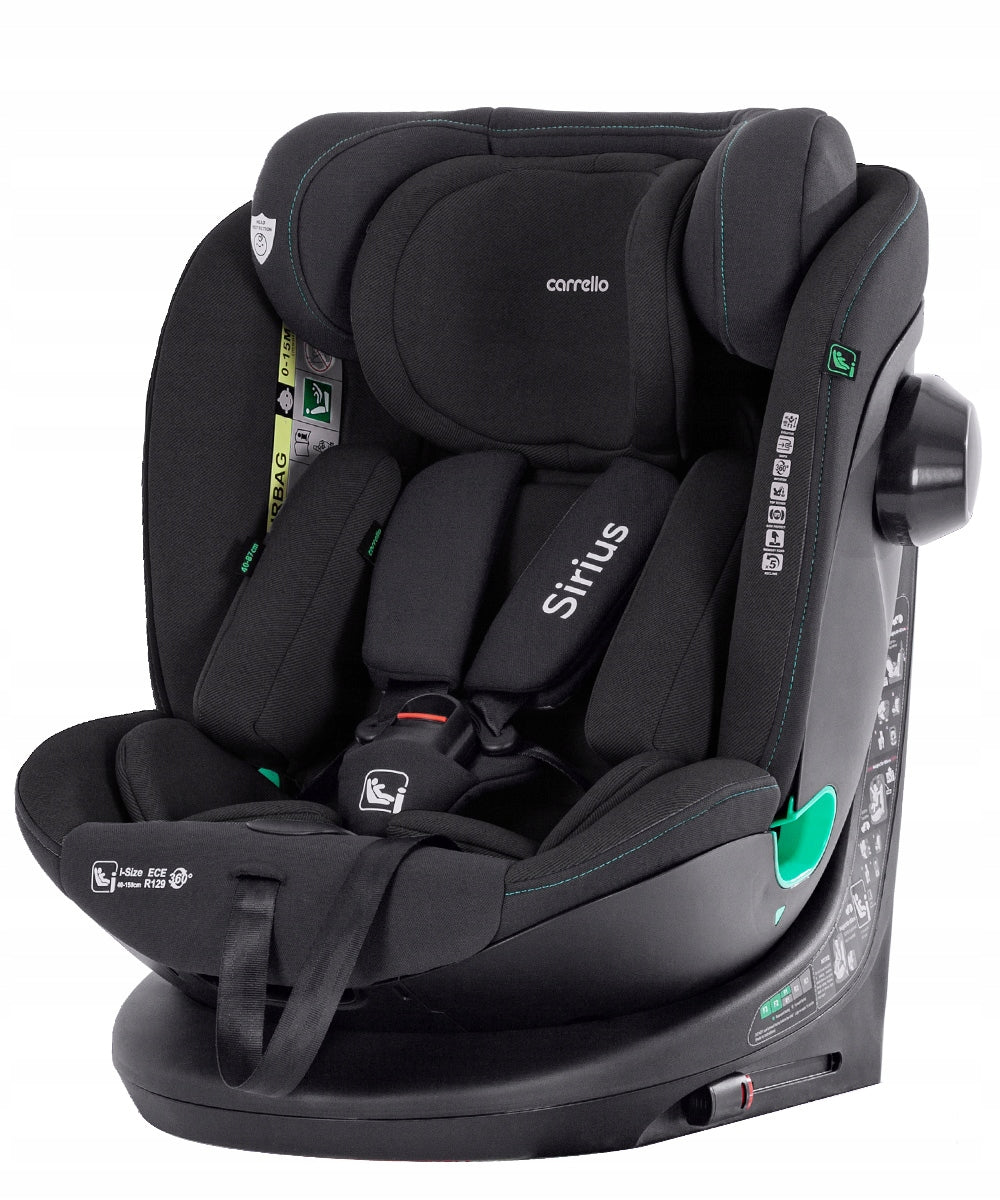 CARRELLO SWIVEL SIRIUS 360° ISOFIX+PAS R-129 0-36 KG EAN (GTIN) 6900088000388