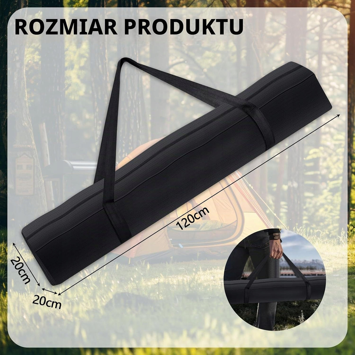 CARRY BAG FOR TRIPOD 150CM WATERPROOF OXFORD CAMPING Model Zikenis