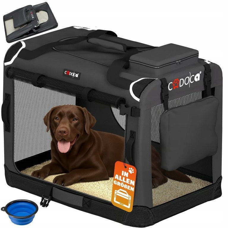 CARRYING BAG TRANSPORTER FOR CAT DOG XXL 90x61x65 Anthracite Packaging status original