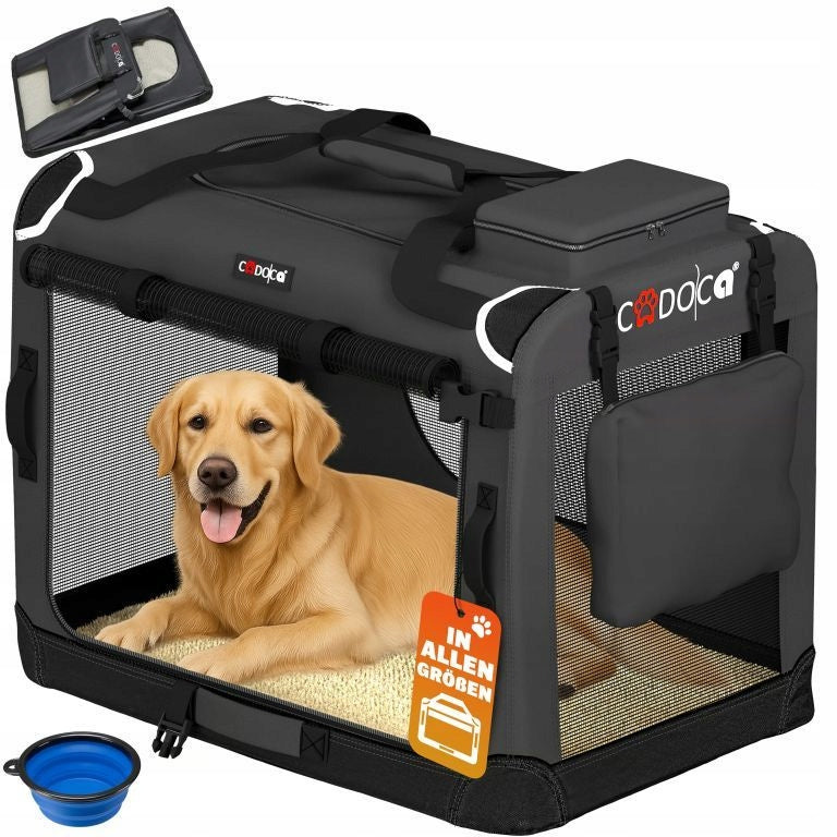 CARRYING BAG TRANSPORTER FOR CAT DOG XXXL 101x70x70 Anthracite Packaging status original