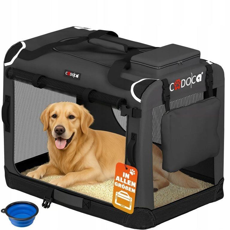 CARRYING BAG TRANSPORTER FOR CAT DOG XXXL 101x70x70 Anthracite