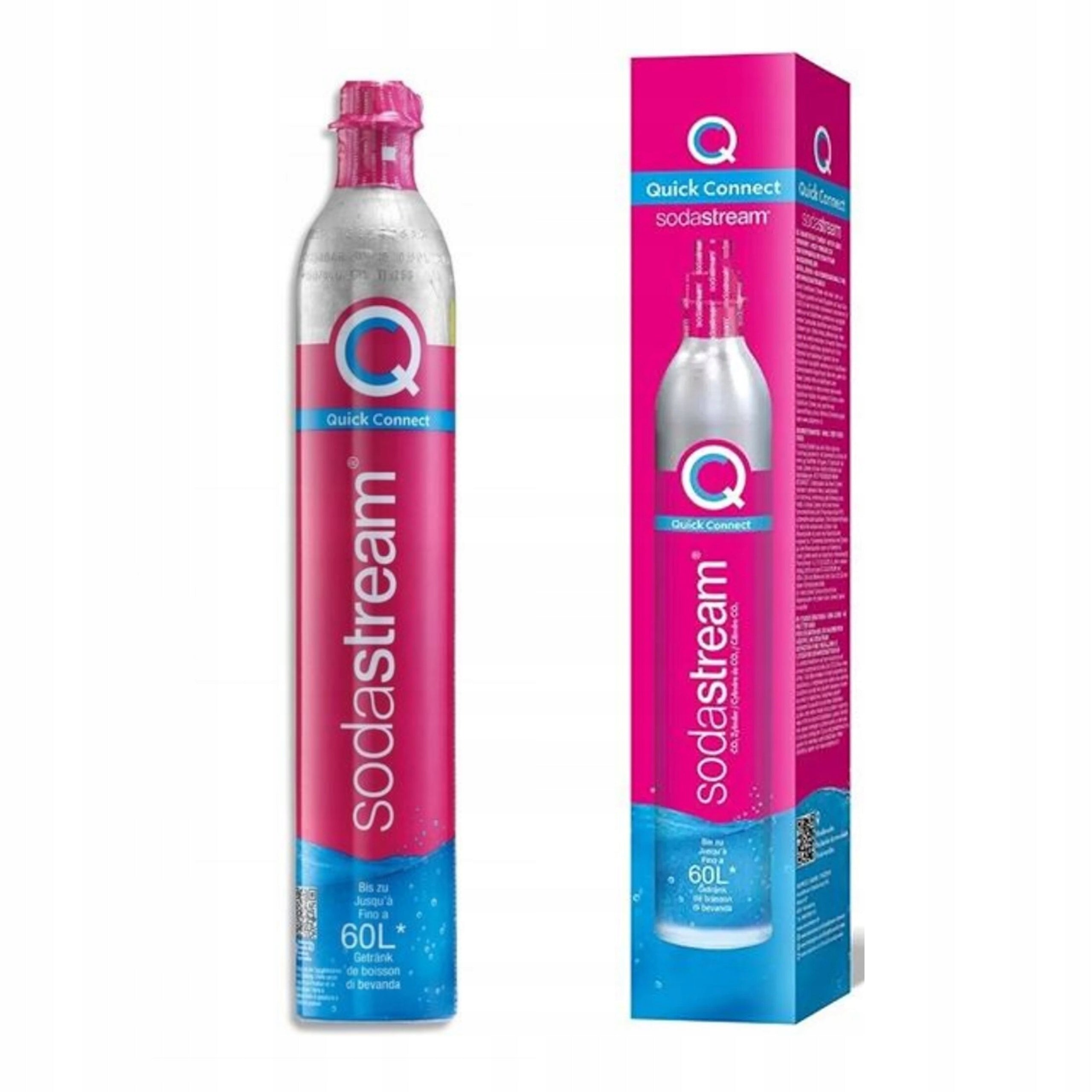 CARTRIDGE CO2 CYLINDER SODASTREAM QUICK CONNECT TERRA DUO ART NEW ! + CARTON