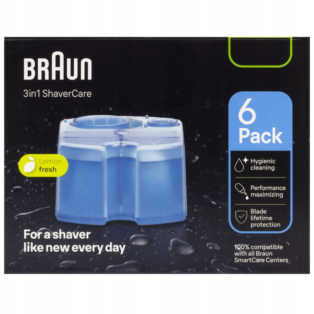 CARTRIDGE LIQUID FOR SHAVERS BRAUN CCR 5+1 CLEAN&RENE FOR CLEANING REPLACEABLE Manufacturer code Braun CCR 5+1 Clean&Renew płyn